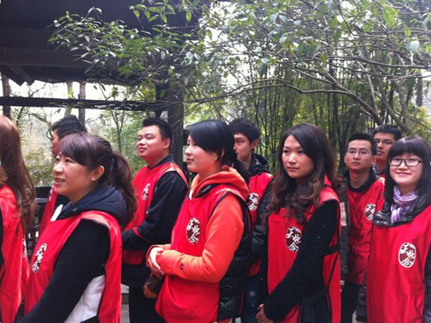 乐竞平台_乐竞（中国）集团拓展活动前集合