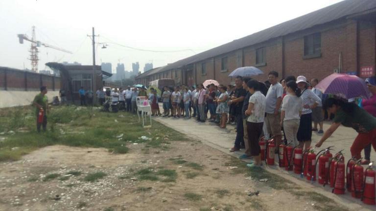 乐竞平台_乐竞（中国）集团河南分公司消防器材使用培训