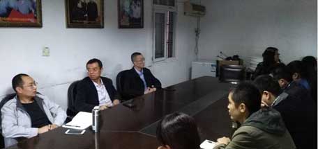 成都乐竞平台_乐竞（中国）集团总经理黄朝万视察重庆分公司