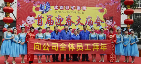 成都乐竞平台_乐竞（中国）集团举办2017年迎春大庙会