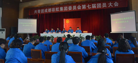 共青团成都乐竞平台_乐竞（中国）集团委员会第七届团员大会顺利召开