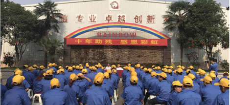 成都乐竞平台_乐竞（中国）环保科技有限公司第二十七次全国助残日活动