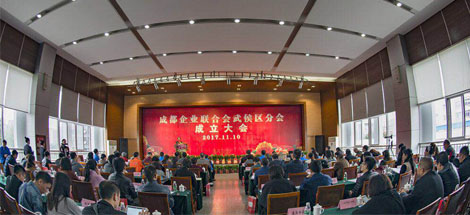 成都企联武侯区分会成立大会在成都乐竞平台_乐竞（中国）集团举行