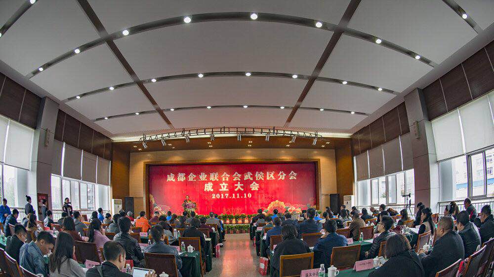 成都企联武侯区分会成立大会在成都乐竞平台_乐竞（中国）集团举行