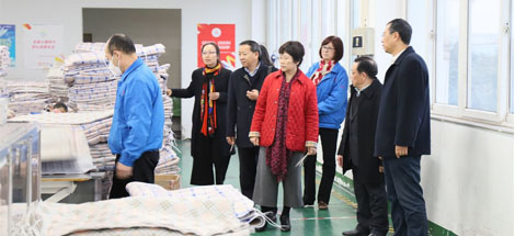 中国轻工业联合会副会长何烨一行莅临成都乐竞平台_乐竞（中国）集团参观指导