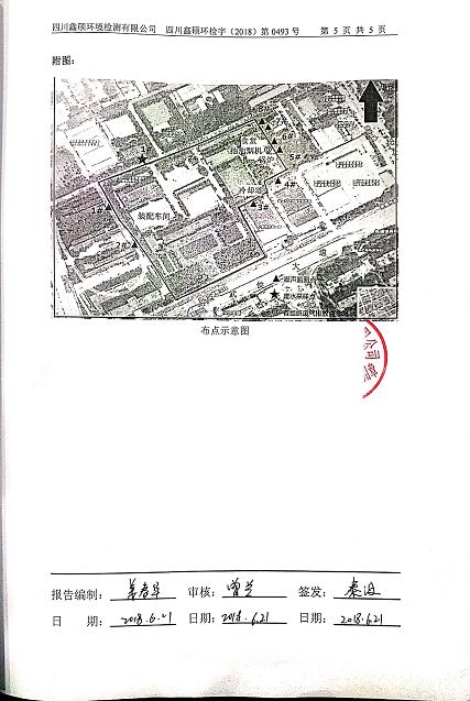 成都乐竞平台_乐竞（中国）集团2018年度环境自行监测情况
