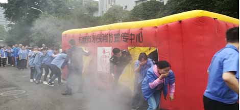 成都乐竞平台_乐竞（中国）集团2019年度消防安全知识培训及演练