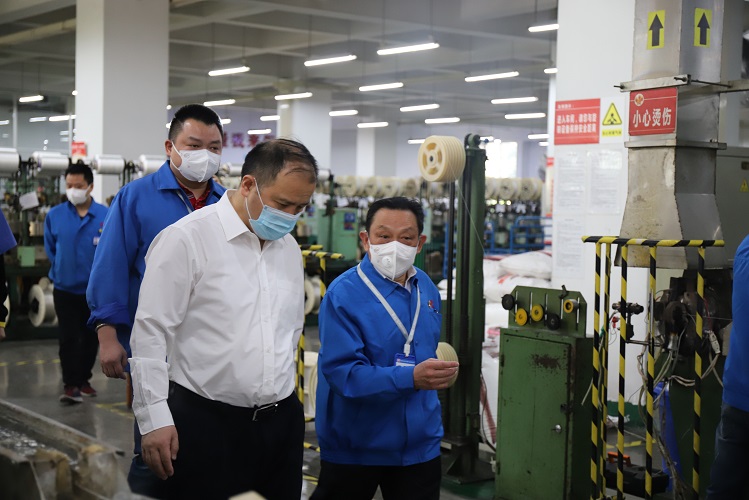 成都市武侯区委书记陈麟一行莅临成都乐竞平台_乐竞（中国）集团调研