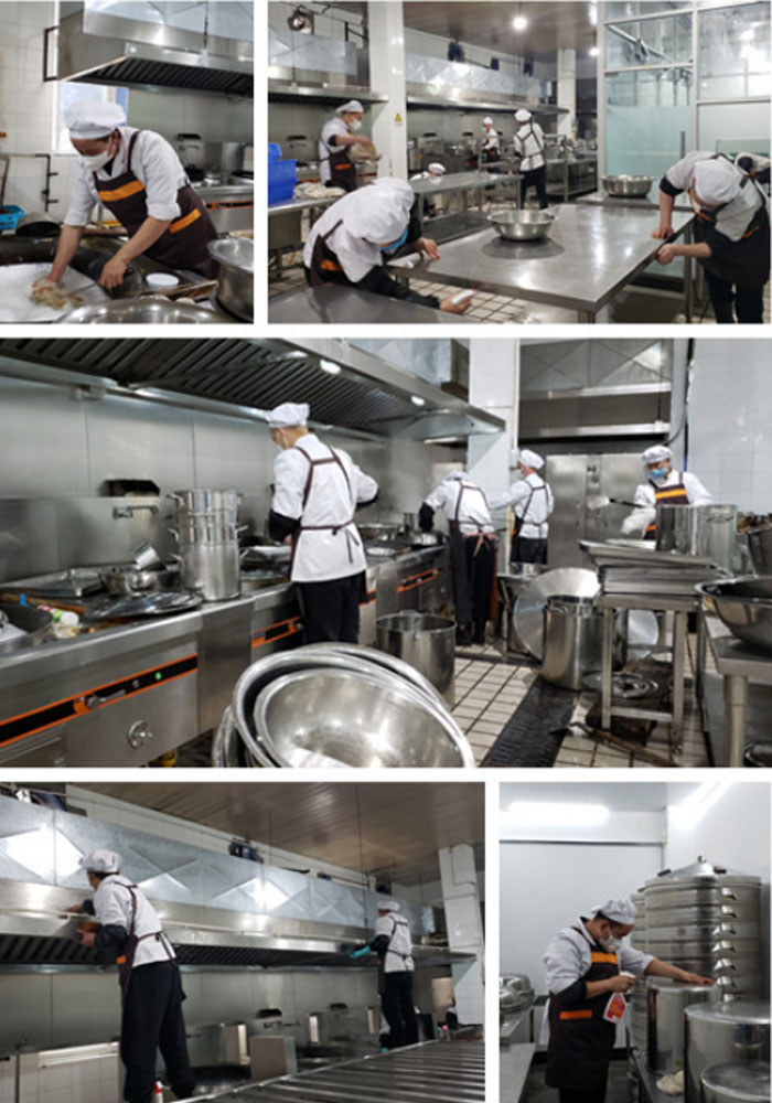 成都乐竞平台_乐竞（中国）集团后勤食堂开展爱国卫生大扫除活动
